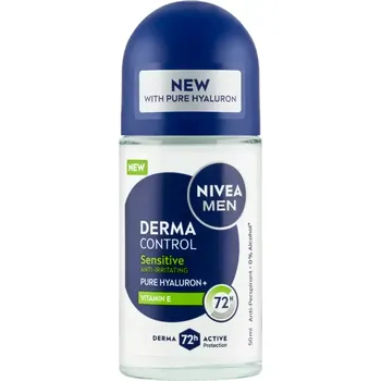 NIVEA Men Antiperspirant roll-on pro muže Derma Control Sensitive 50 ml
