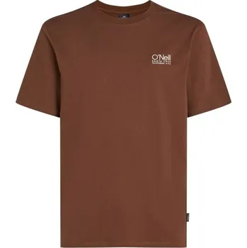 Pánské tričko O'Neill ORIGINAL CALI LOGO M Hnědá, Bílá