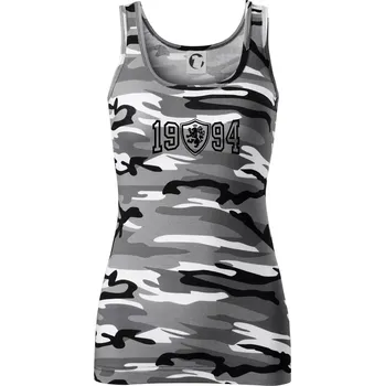 Dámské tričko Narozeninový motiv - znak - 1994 - Dámské Maskáčové tílko - S ( Šedý maskáč )