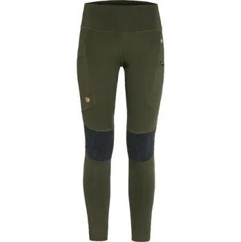 kalhoty turistické dámské FJÄLLRÄVEN Abisko Trekking Tights HD W Deep Forest - XL