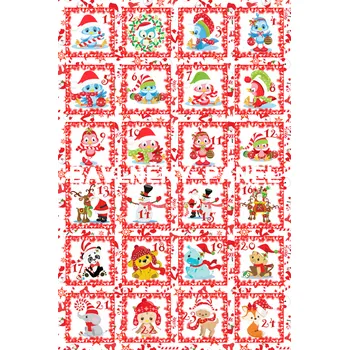 Panel bavlna - Adventní kalendář -124-13a Velikost: 60x40cm