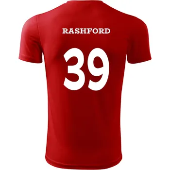 Dres Rashford - Barva: červená, Velikost M