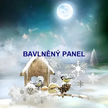 Panel bavlna - VÁNOČNÍ MOTIVY-161-65 Velikost: 15x15cm