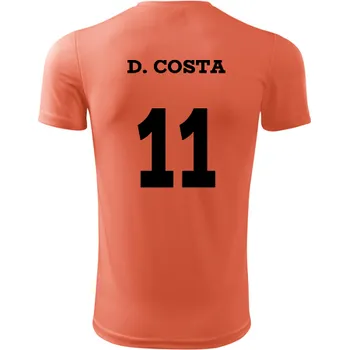 Dres D. Costa - Barva: neonově oranžová, Velikost XL