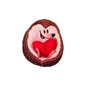 Brož Dřevěná brož Zamilovaný ježek s praktickým zapínáním a možností výměny či vrácení do 30 dnů zdarma. - BR315