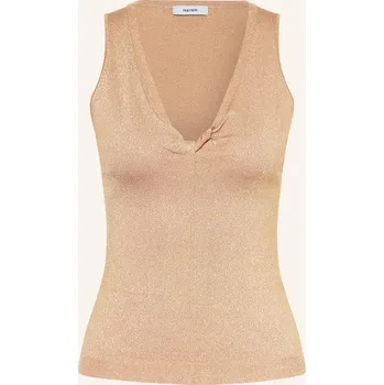 Reiss Dámský Top Sia S Třpytivou Přízí, zlatá, 38