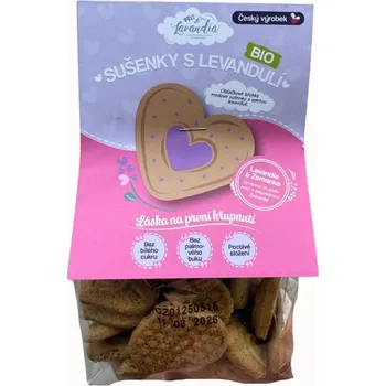 Lavandia Sušenky s levandulí BIO 100 g