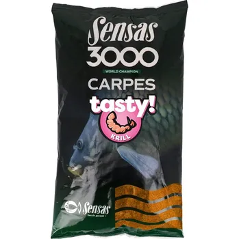 Nástraha Sensas - Krmítková směs 3000 Carp tasty KRILL, 1kg