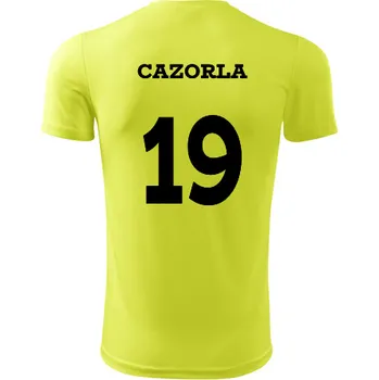 Dres Cazorla - Barva: neonově žlutá, Velikost S