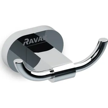 Držák na ručník RAVAK CHROME CR 100.00 dvojháček na ručníky, chrom