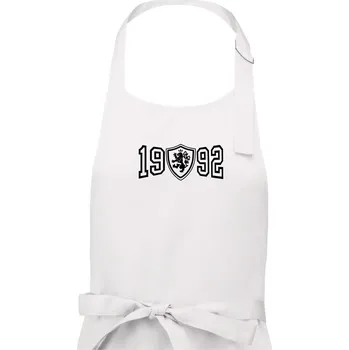 Kuchyňská zástěra Narozeninový motiv - znak - 1992 - Pánská zástěra na vaření - Univerzální velikost ( Bílá )