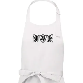 Kuchyňská zástěra Narozeninový motiv - znak - 2008 - Pánská zástěra na vaření - Univerzální velikost ( Bílá )