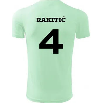 Dres Rakitic - Barva: světle mátová, Velikost XXL