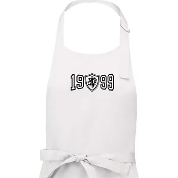 Kuchyňská zástěra Narozeninový motiv - znak - 1999 - Pánská zástěra na vaření - Univerzální velikost ( Bílá )