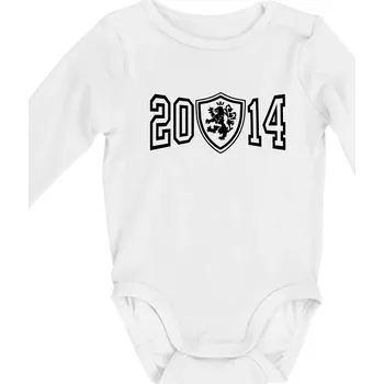 Narozeninový motiv - znak - 2014 - Body kojenecké s dlouhým rukávem - Dlouhý r. 6-12 měs ( Bílá )