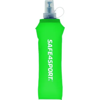 SAFE4SPORT Měkká flexibilní láhev na vodu 500 ml 0,5 LITRŮ ZELENÁ