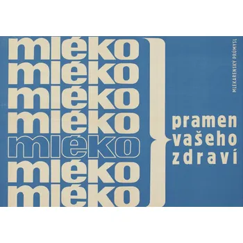 Plechová cedule Plechová retro cedule - Mléko - pramen vašeho zdraví Provedení: Hliník: 30 x 20 cm