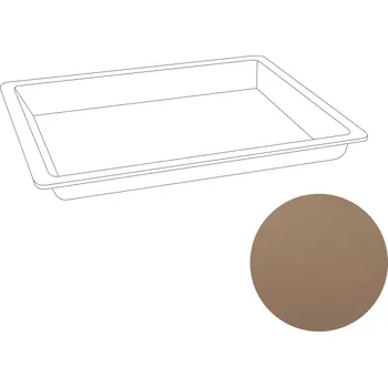 Plech na pečení T-Collection gastronádoba GN 1/2 065 mm, melamin, hnědá