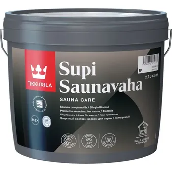 Olej na dřevo Tikkurila SUPI Sauna Saunavaha 2,7l Odstín: Transparentní