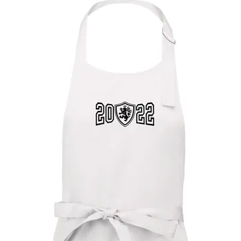 Kuchyňská zástěra Narozeninový motiv - znak - 2022 - Dámská zástěra na vaření - Univerzální velikost ( Bílá )