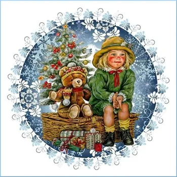 Panel bavlna - VÁNOČNÍ MOTIVY-179-224 Velikost: 15x15cm