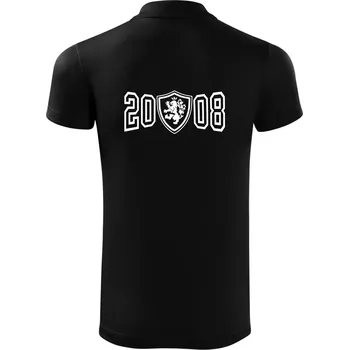 Pánská košile Narozeninový motiv - znak - 2008 - Polokošile Victory sportovní (dresovina) - 2XL ( Černá )