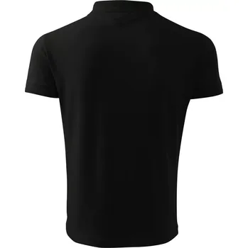 Pánská košile BEZPOTISKU / bez potisku - Polokošile pánská Pique Polo 203 - 4XL ( Černá )
