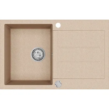 Granitový dřez Granitový dřez Helika TESA SQT101 beige