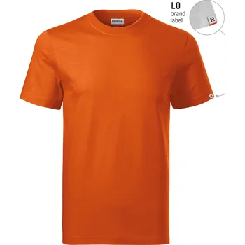 Pánské oblečení RIMECK® Malfini / Rimeck Base R06 – unisex pracovní tričko, 160 g, lehčí a prodyšné, ideální do teplejších dnů Barva: oranžová 11 (brand label), Velikost: 4XL