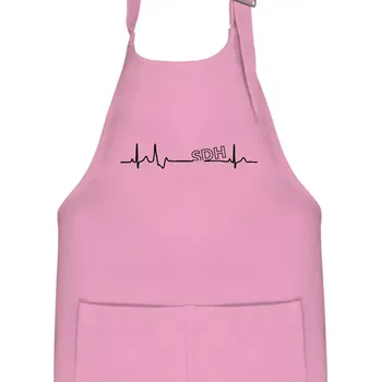 Kuchyňská zástěra SDH EKG - Dětská zástěra na vaření - Univerzální velikost ( Růžová )