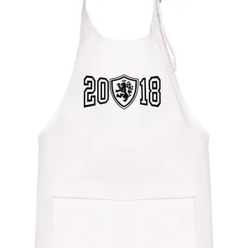 Kuchyňská zástěra Narozeninový motiv - znak - 2018 - Dětská zástěra na vaření - Univerzální velikost ( Bílá )