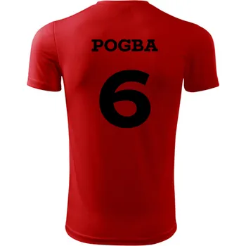 Dres Pogba - Barva: červená, Velikost L