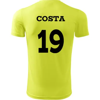 Dres Costa - Barva: neonově žlutá, Velikost XXXL