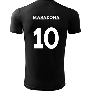 Míčový sport Dres Maradona - Barva: černá, Velikost XXXL
