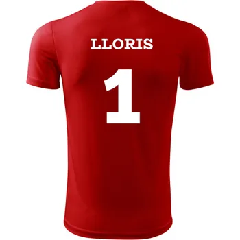 Dres Lloris - Barva: červená, Velikost L