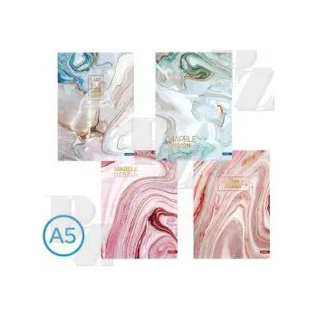 Blok Záznamní kniha A5 Marble linka mix