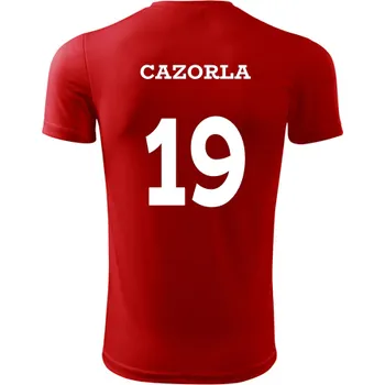 Dres Cazorla - Barva: červená, Velikost M