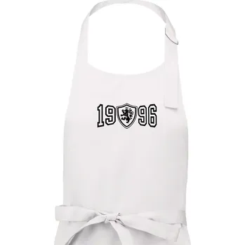Kuchyňská zástěra Narozeninový motiv - znak - 1996 - Dámská zástěra na vaření - Univerzální velikost ( Bílá )