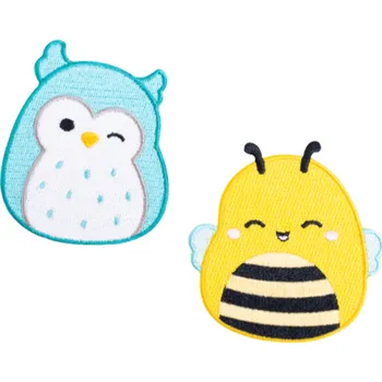 Přívěsek Nažehlovací záplaty Squishmallows Winston a Sunny