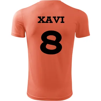 Dres Xavi - Barva: neonově oranžová, Velikost L