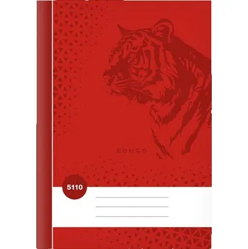 Sešit MFP Base školní sešit A5 5110 10 listů čtverečkovaný červený