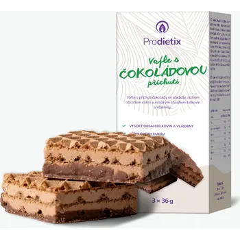 Vafle s čokoládovou příchutí (baleno po 3 porcích)