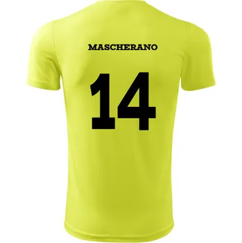 Dres Mascherano - Barva: neonově žlutá, Velikost XXXL