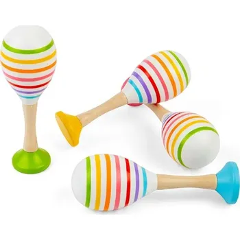 Hudební nástroj pro děti Bigjigs Toys Rumba koule sada 2 ks