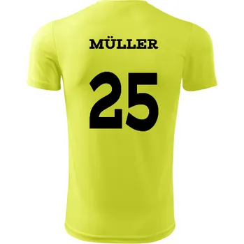 Dres Muller - Barva: neonově žlutá, Velikost S