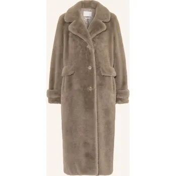 Dámský kabát Rich & Royal Dámský Kabát Z Umělé Kožešiny, šedá, 40