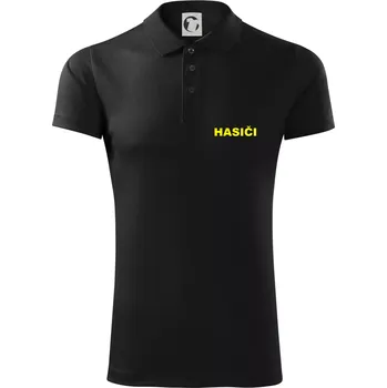 Pánská košile Hasiči název samostatný - Polokošile Victory sportovní (dresovina) - L ( Černá )