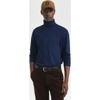 Pánský svetr ROLÁK GANT EXTRAFINE MERINO WOOL TURTLENECK MARINE