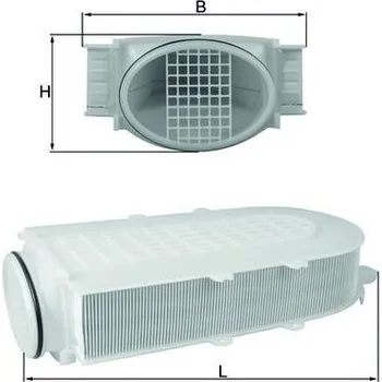 Vzduchový filtr Vzduchový filtr MAHLE LX 2991/1