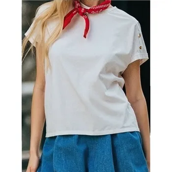 Sinsay - Halenka s ozdobnými knoflíky - krémová - 398FG-01X - 398FG-01X-XS